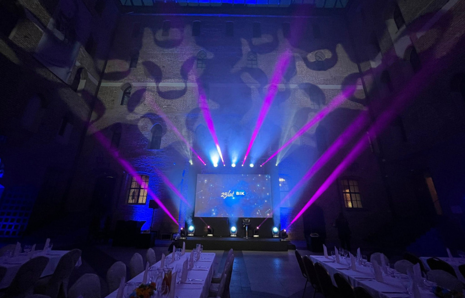 #multimedia na evencie dla BIK.pl w Hotelu Zamek Gniew, Gniew