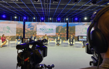#SzczytKlimatyczny Togetair ze wsparciem Visau, Warszawa