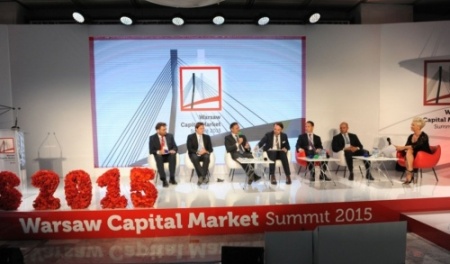 Ekran diodowy na Warsaw Capital Market Summit, Warszawa, 2015