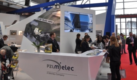 Ekrany bezszwowe dla PZL Mielec, targi MSPO, Kielce, 2014