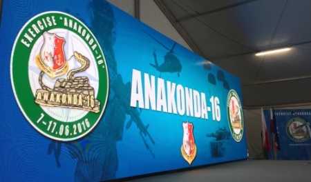 Wynajem ekranów diodowych na ćwiczenia Anakonda-16, Drawsko, 2016