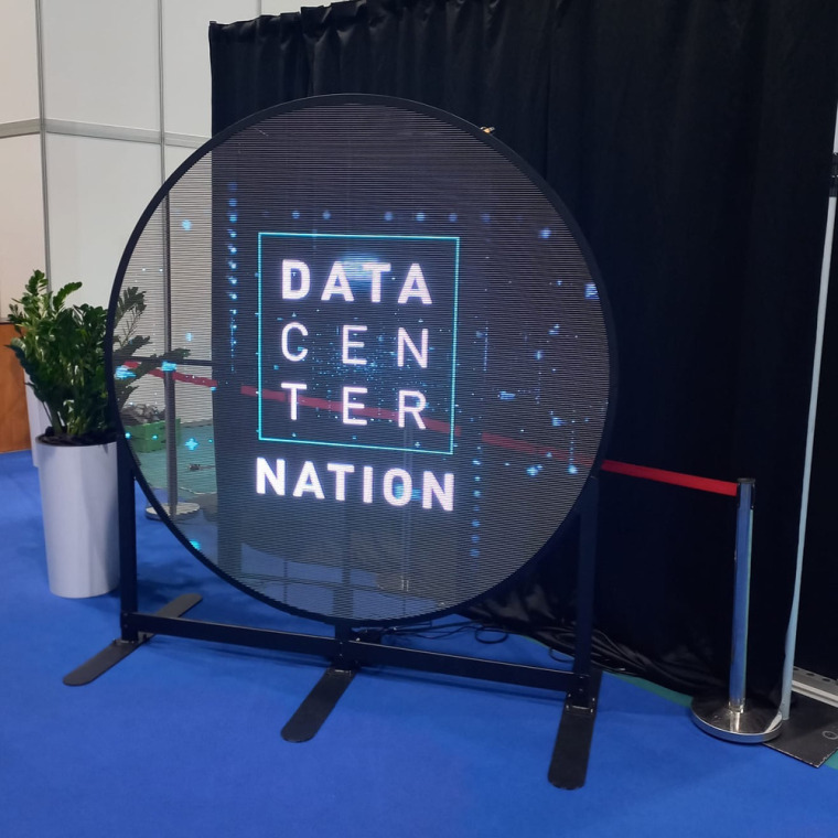 Transparentne koło diodowe 2m zdjęcie 2