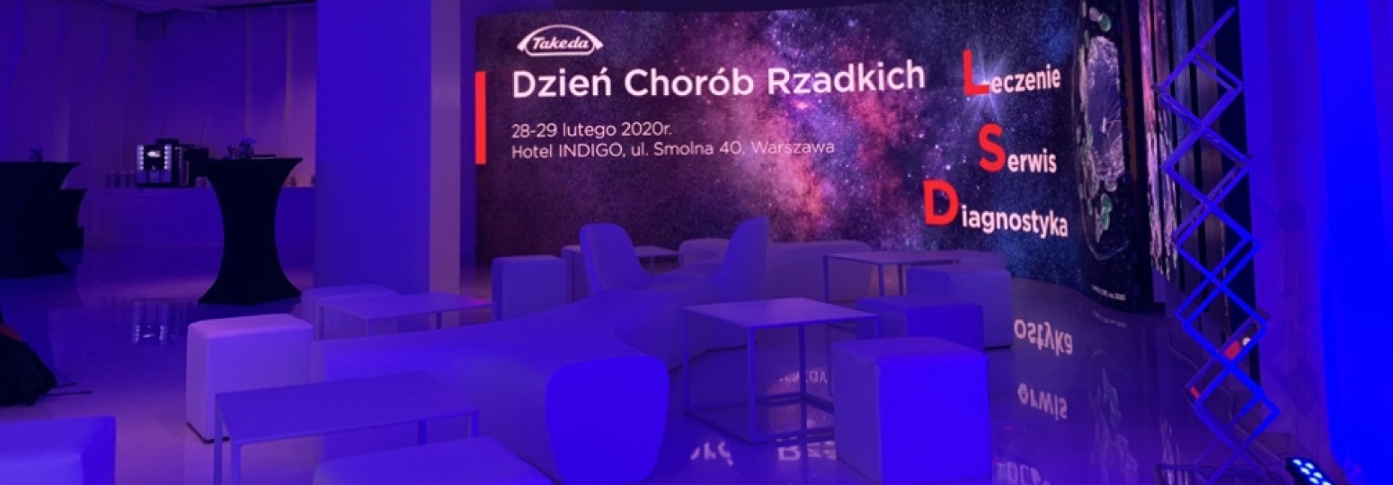 wynajem ekranów diodowych, wyginana dioda, flex2, obsługa hoteli