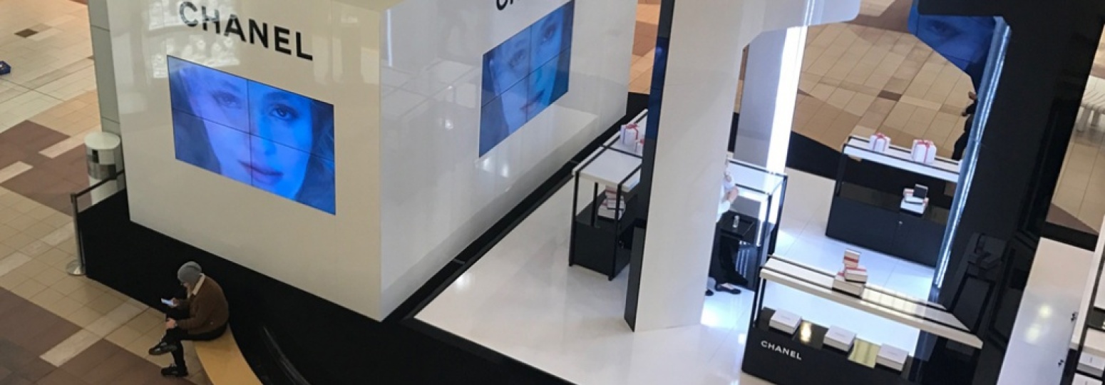 obsługa eventów w galeriach handlowych, wynajem monitorów bezszwowych