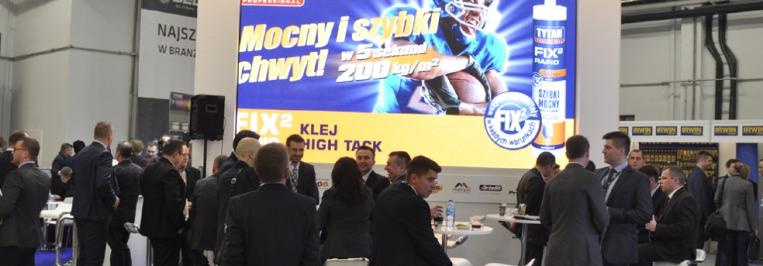 obsługa stoisk targowych, wynajem ekranów diodowych