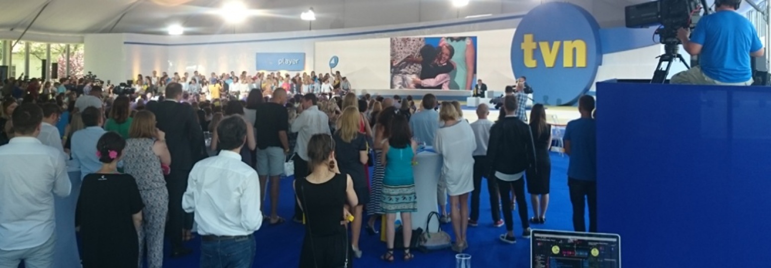 ekrany diodowe w tv, obsługa multimedialna stacji telewizyjnych, konferencje dla telewizji