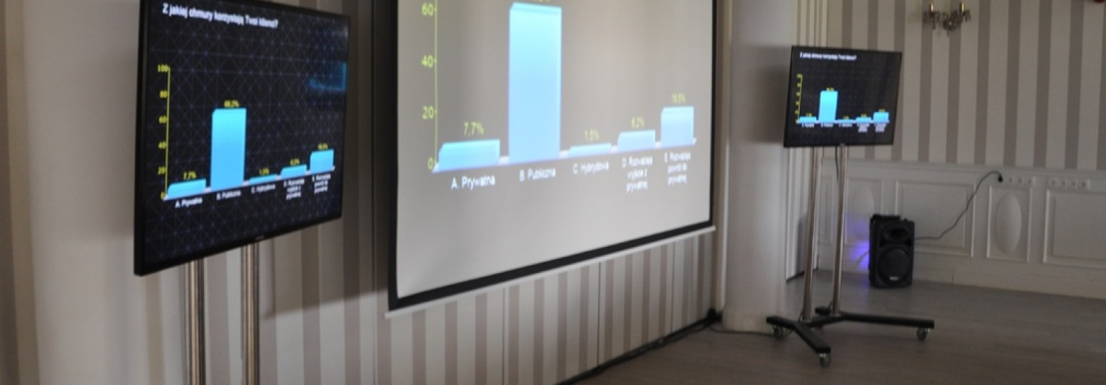 obsługa konferencji, wynajem sprzętu multimedialnego