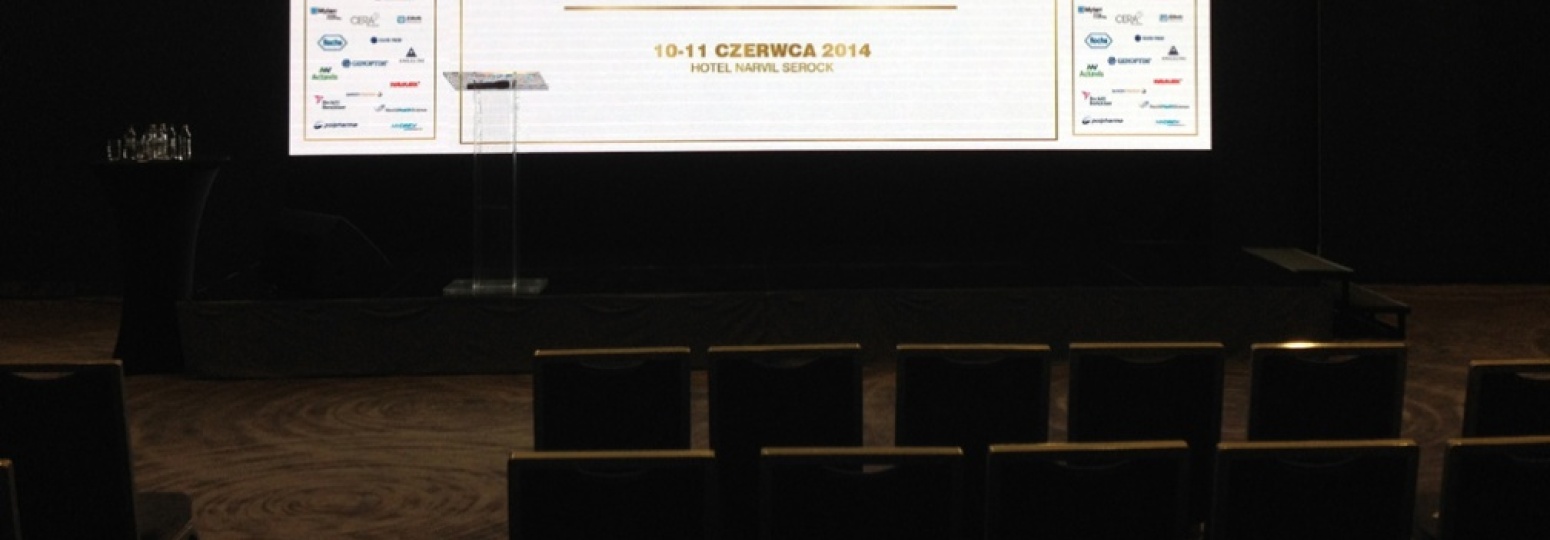 obsługa konferencji, wynajem ekranów diodowych, realizacja wizji