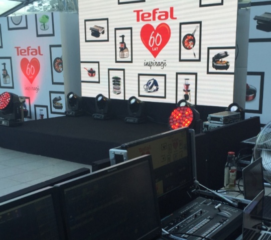 techniczna obsługa eventów, wynajem ekranów diodowych, wynajem oświetlenia